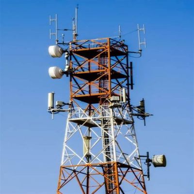 4 nogi, kąt, stal, żelazo, samodzielna wieża sieci telekomunikacyjnej i internetowa, bezprzewodowa antenka 5G