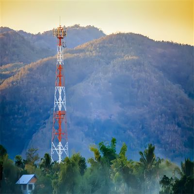 50 60 70 80 Meter 3G 4G 5G Antenna mastowa Schronienie 4-nóżkowe Ręczko samopodtrzymujące Pylon Stalowa struktura Wieża telekomunikacyjna