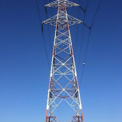 Struktura podstawy Wysokonapięciowa wieża elektroenergetyczna Galwanizowana Elektryczność Pylon Liniowy Biegun Przesyłowy Rękowy Wieża stalowa