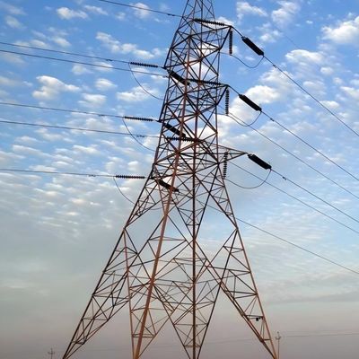 133KV Galwanizowane wieże przesyłu energii elektrycznej