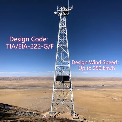 Panel słoneczny Wieża telekomunikacyjna Sama konstrukcja podtrzymująca Gotowa galwanizowana stal 4KW