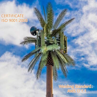 45M symulowane drzewo wieża telekomunikacyjna stop aluminium 30m sieć LTE parki miejskie przyjazne dla środowiska