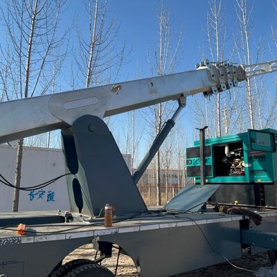 Teleskopowe oświetlenie z galwanizowanej stali + Komunikacja 15 20 25M 5G 4G Wifi Mobilna wieża ratunkowa