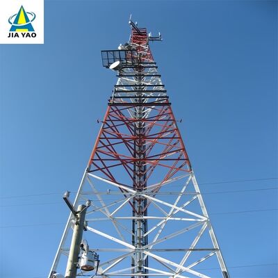 Odporna na rdzę 3-nożna wieża telekomunikacyjna 54M do rozbudowy sygnału w strefach rolniczych