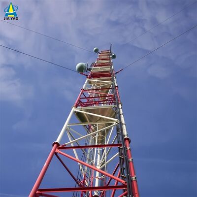 48 50 60M Wieża z drutem odciągowym z regulacją naprężenia do pokrycia sygnału na użytkach zielonych