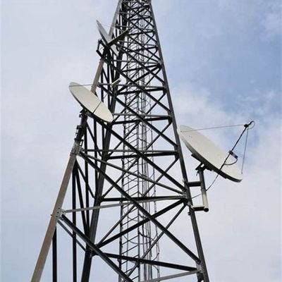 Gorąca galwanizowana wieża radiowa 5 km Wi-Fi telefon komórkowy satelitarny wieża radiowa mikrofalowa