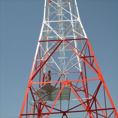 Mobilna sieć Wi-Fi 4G 5G GSM Sygnał radiowy 4 Leg Angle Steel Telecom Tower Telekomunikacja