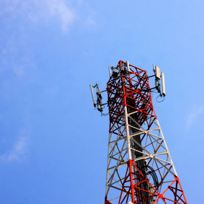 Mobilna sieć Wi-Fi 4G 5G GSM Sygnał radiowy 4 Leg Angle Steel Telecom Tower Telekomunikacja