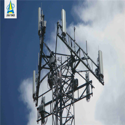 Telekomunikacja Antenna Wieża mastowa 3 nogi / 4 nogi Rurkowa samostojąca wieża antenna