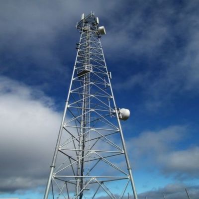 Tubular Telecom Steel 3 Legged Tower Sieć komórkowa 4G 5G Signal Radio Antenna Trójkątna wieża telekomunikacyjna i akcesoria