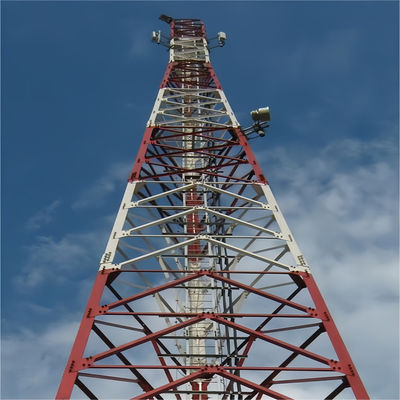 Bts Solar Power Telecommunication Tower &amp; Accessories 3 nogi kątowa wieża radiowa