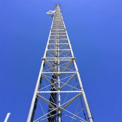 Wi-Fi Komunikacja telefoniczna Trójkątna antena maszt 3 nogi Wieża komunikacji radiowej