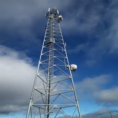 Wi-Fi Komunikacja telefoniczna Trójkątna antena maszt 3 nogi Wieża komunikacji radiowej