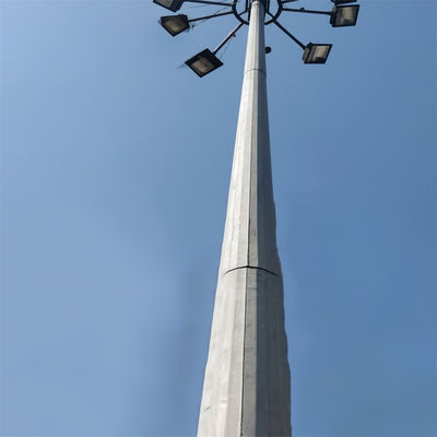 Monopol wieży 25 M 30 40M 50M Sygnał anteny radiowej Galwanizowana komórka stalowa
