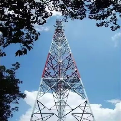 50m Mikrofale Antenna samodzielnie podtrzymująca się wieża Sieć 3 nogi Telekomunikacja Stalowa wieża