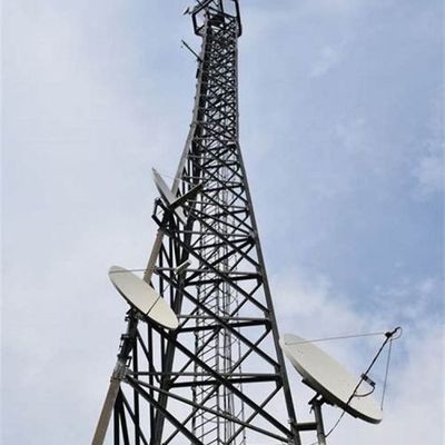 Bts Solar Power Telecommunication Tower &amp; Accessories 3 nogi kątowa wieża radiowa