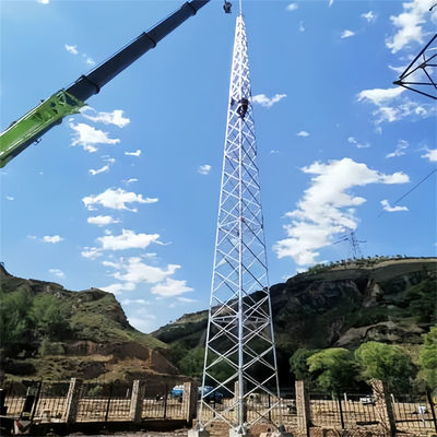 40 Meter Telecom Tower Producent Platformy robocze Antenna Radio 3 nogi Węglowa stalowa wieża
