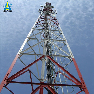 Trzy nogi stojące wolne sieć wieża 60 stopni kąt stalowy Telecom ocynkowany wieża stalowa