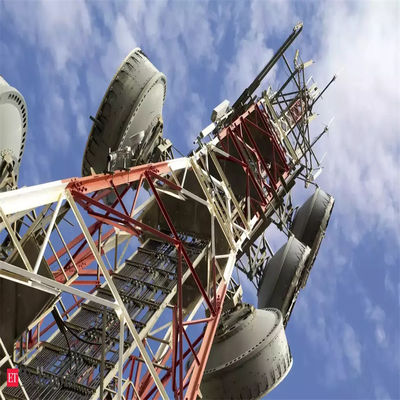 Sieć 5G Wi-Fi Antenna Stacja bazowa Samodzielna Antenna Wieża 4 nogi Komórkowa Wieża telewizyjna zewnętrzna