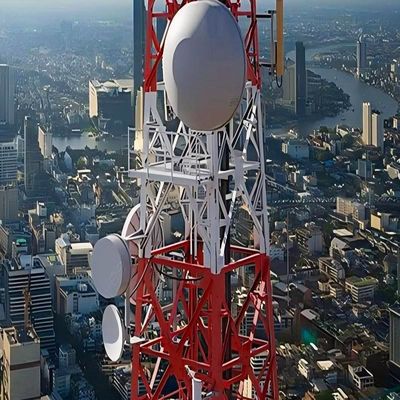 24 36 55 72m 4 nogi Stalowa sieć kątowa wieża telekomunikacyjna ASTM A123/ ISO 1461