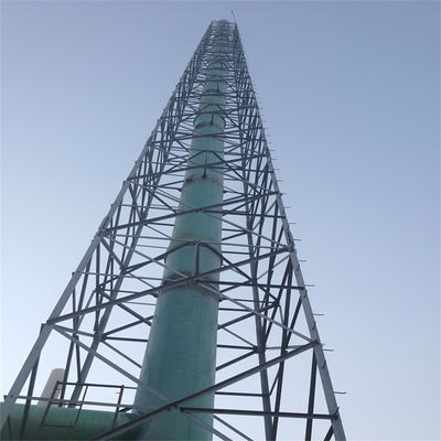 Samodzielnie stojąca sieć stalowa mikrofalowa radio wifi telekomunikacja 4 nogi kąt wieża komórkowa i maszt sieciowy do sprzedaży