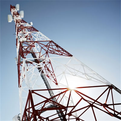 Wi-Fi nadajnik Samopodtrzymująca się antena Wieża Energia słoneczna Satelita stalowy 4 nogi Galwanizowana wieża stalowa