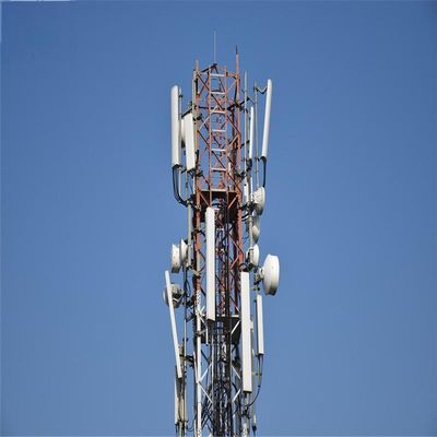 60m 4 nogi Galwanizowana Samodzielna Antenna Wieża kąt transmisji Mikrofale Radio Najwyższa Wieża Komunikacji