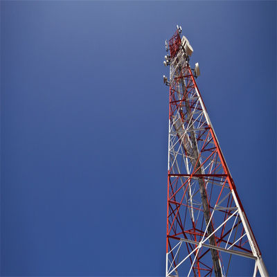 Wytwórca 4-nóżny stalowy pilon 5 km Wi-Fi nadajnik i odbiornik kątowa siatka mikrofalowa Wielofunkcyjna wieża radiowa