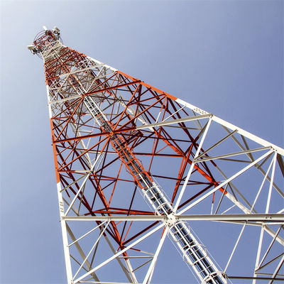 Wytwórca 4-nóżny stalowy pilon 5 km Wi-Fi nadajnik i odbiornik kątowa siatka mikrofalowa Wielofunkcyjna wieża radiowa