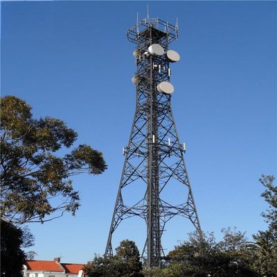 50m Stalowa Elektrownia Słoneczna Telewizja Satelityczna Mikrowave Sieć Wieża Mast 50km Internet Signal Radio Telekomunikacja Wieża