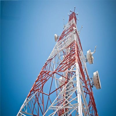 Bezprzewodowa antenka 5G wieża 4 nogi kąt stalowy