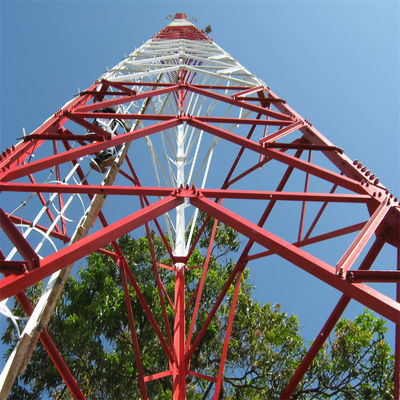 Bezprzewodowa antenka 5G wieża 4 nogi kąt stalowy