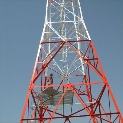 Bezprzewodowa antenka 5G wieża 4 nogi kąt stalowy