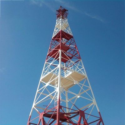 60 stopni kąt 4 nogi kątowe samodzielnie podtrzymujące sieć wieża stalowa wieża komunikacyjna