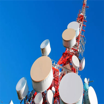 60 m wieża radiowa z siatką kątowa, galwanizowana ze stali czteronożna, wieża antenowa