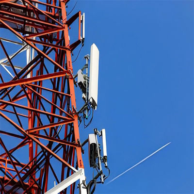 4 nogi Galwanizowana Samopodtrzymująca się wieża telekomunikacyjna kątowa wieża stalowa ASTM A123/ ISO 1461