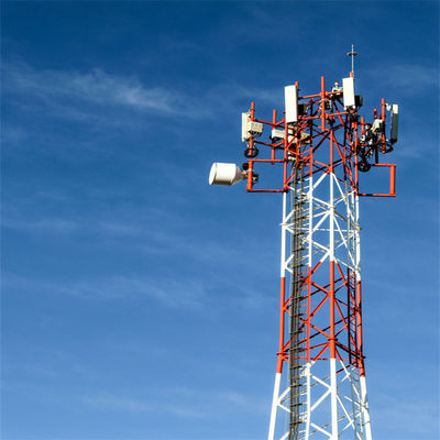 15M 20M 30M 45M 50M 3/4 Nogi Komunikacja Rurowaty Antenna Mast Węgłowa Stalowa Wieża