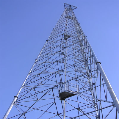 3 nogi Rurkowy zwrotnik Antenna Wieża telekomunikacyjna Stalowa wieża 50m 60m 65m