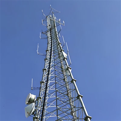 Trójkąta telekomunikacyjna rurowaty samodzielnie podtrzymujący anteny mastu HDG 3 nogi stalowej sieci wieży