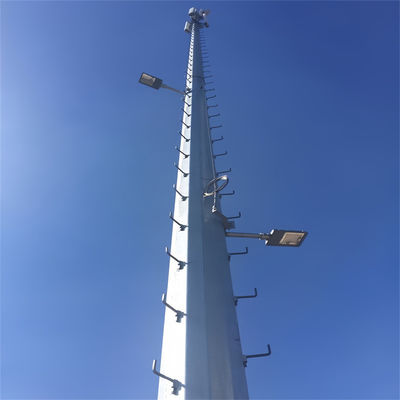 OEM Zgalwanizowany monopol samopowietrzny Antenna wieża maszt dla GSM 5G komunikacji Tube wieża słup