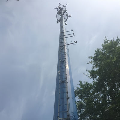 Wolno stojący monopol 100' Wieża telekomunikacyjna Antenna Rodzaje łączności