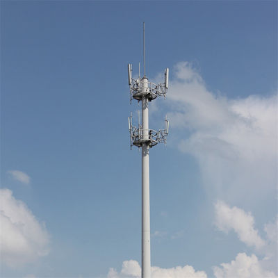 Wolno stojący monopol 100' Wieża telekomunikacyjna Antenna Rodzaje łączności