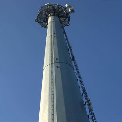 Urządzenia Galwanizowane Zębkowe Komórki Tubularne GSM Antenna Telekomunikacja Komunikacja Stalowa wieża monopołu