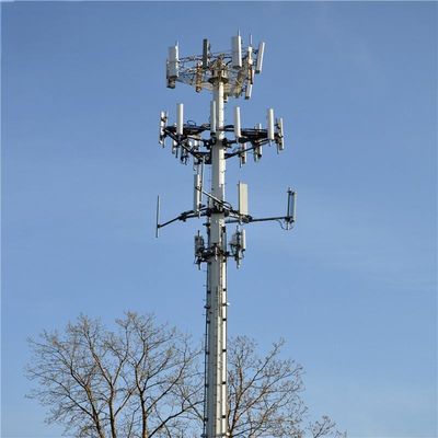 Gotowa galwanizowana wieża masztów telekomunikacyjnych Monopol 30 metrów Q345B/A572 Materiał