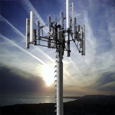 Gotowa galwanizowana wieża masztów telekomunikacyjnych Monopol 30 metrów Q345B/A572 Materiał