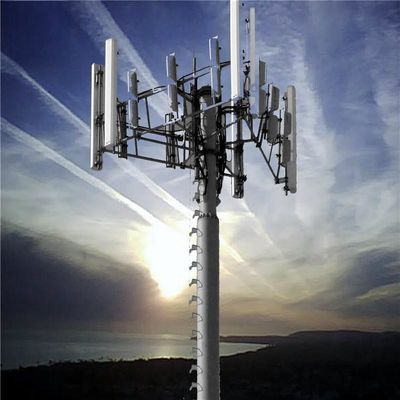 4G 5G komórki sygnałowej słup monopołu wieża Galwanizowane GSM anteny uchwyt