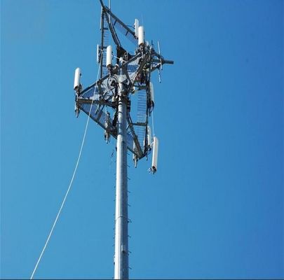 Wyposażone monopole Wieża 100 Wieża telekomunikacyjna Antenna Rodzaje komunikacji Rury