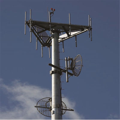 30m Telekomunikacja Monopol Antenna Wieża ASTM A123 Q345B/A572
