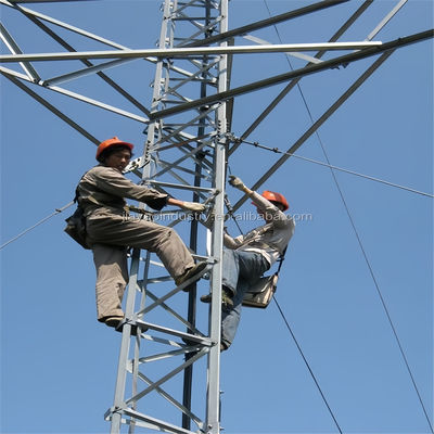 Komunikacja bezprzewodowa Żelazna telekomunikacja Guyed Pole Tower 5g Radio Antenna Wifi Isp Internet Tower Do sprzedaży