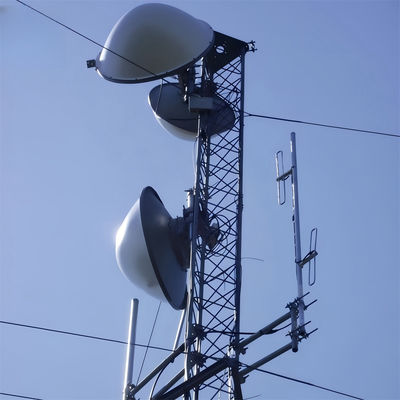 Samopodtrzymujący się 3 nogi Guy Gsm Antenna Radio Guyed Wire Tower Ratio Steel Tubular